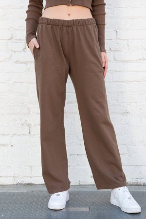 Brown Brandy Melville Anastasia Sweatpants | USA 39725-LDUS