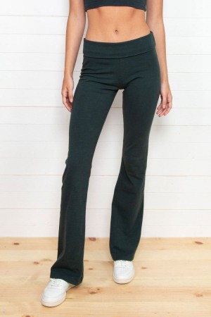 Dark Green Brandy Melville Priscilla Pants | USA 49156-WNKU