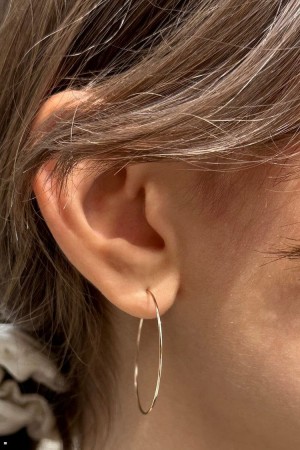 Gold Brandy Melville Hoop Earrings | USA 43197-EAOR