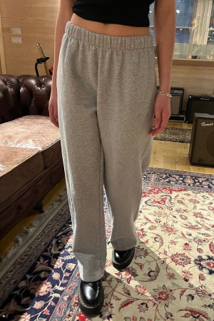 Grey Brandy Melville Anastasia Soft Sweatpants | USA 09725-XPUL