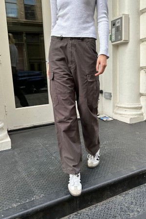 Grey Brandy Melville Jemma Cargo Pants | USA 74201-KLCW