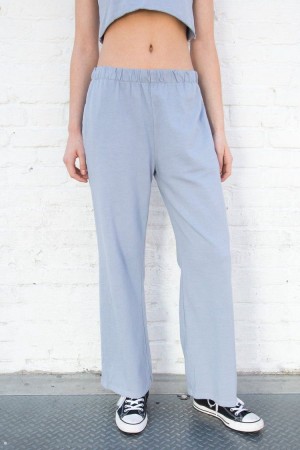 Light Blue Brandy Melville Anastasia Sweatpants | USA 60915-WXDT