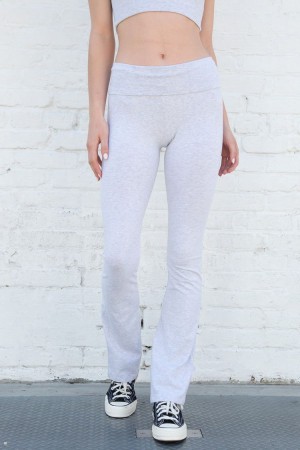 Light Grey Brandy Melville Priscilla Pants | USA 41368-XKTQ