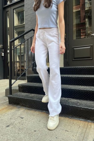 White Brandy Melville Rainey Sweatpants | USA 43197-JVCR