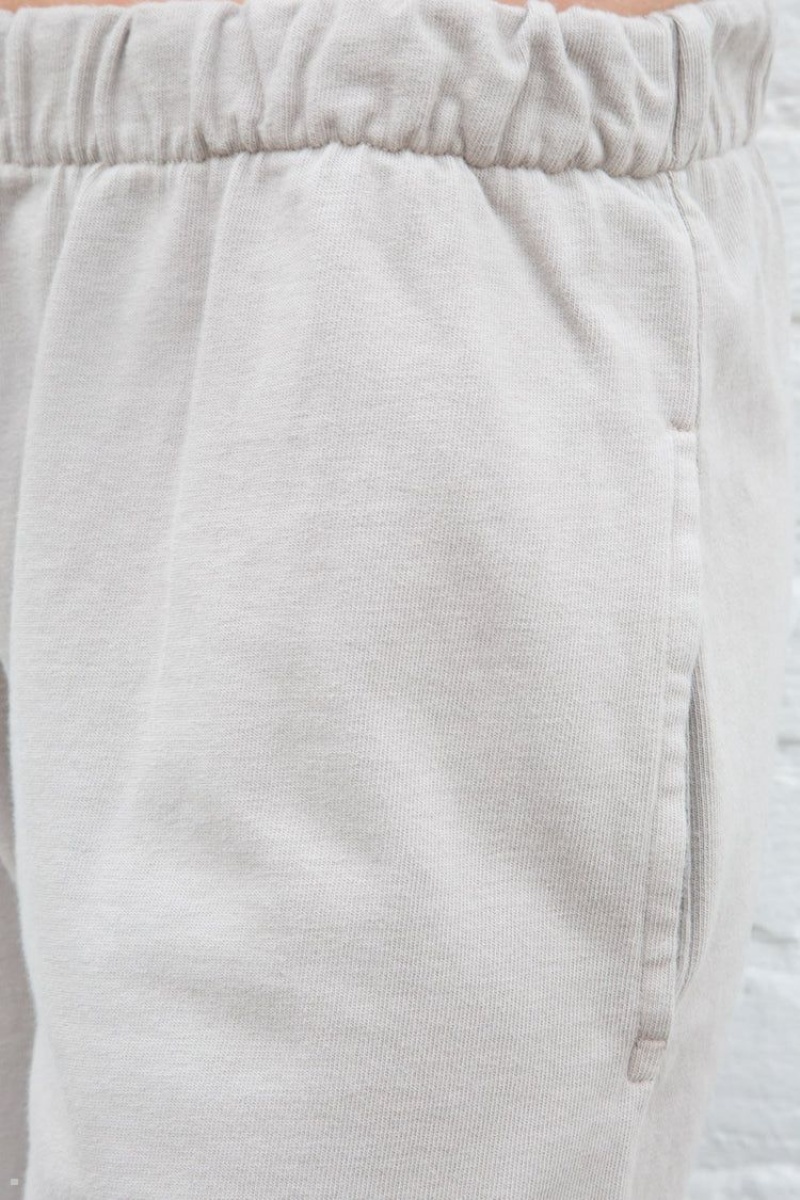 Beige Brandy Melville Anastasia Sweatpants | USA 05261-MEZF