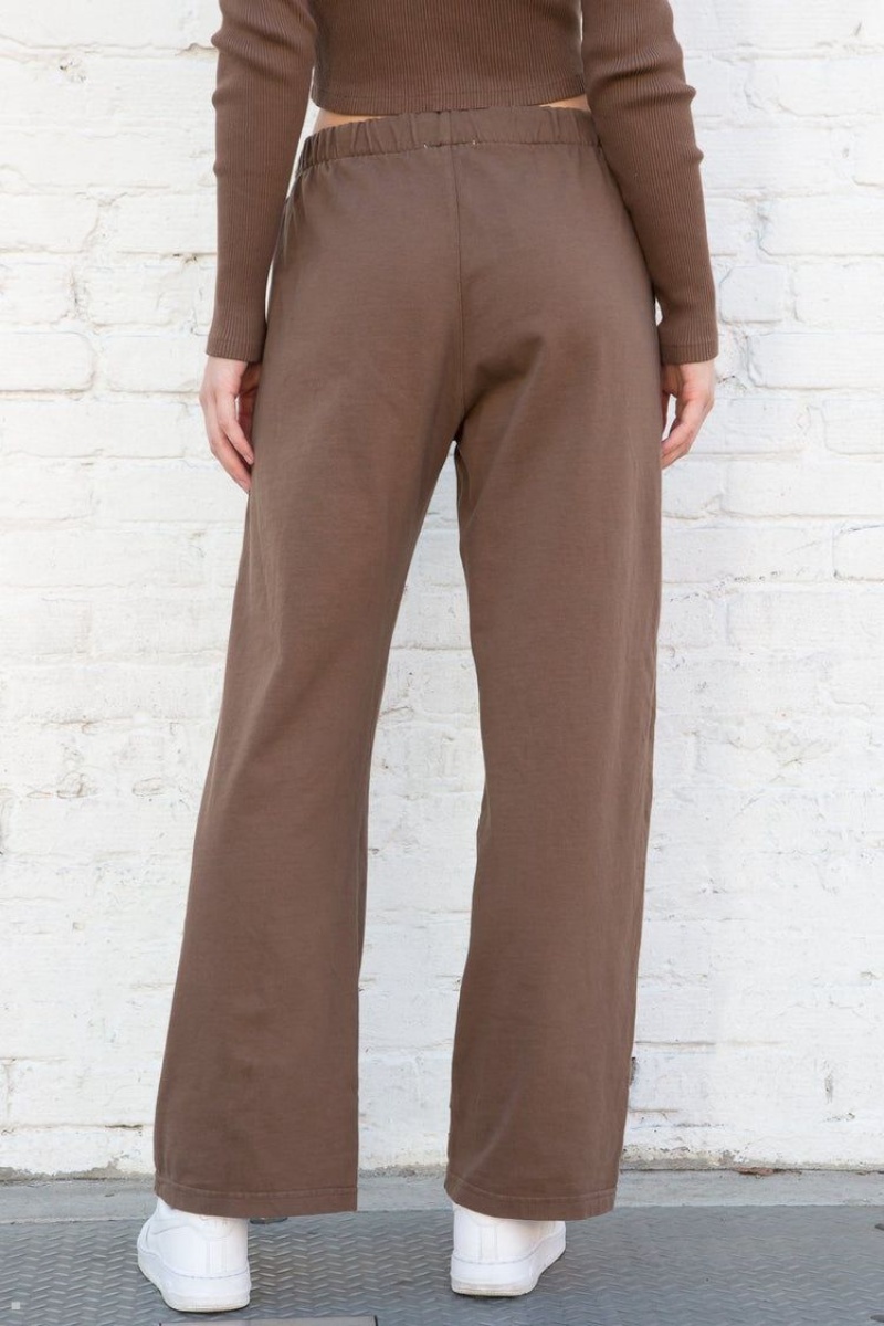 Brown Brandy Melville Anastasia Sweatpants | USA 39725-LDUS