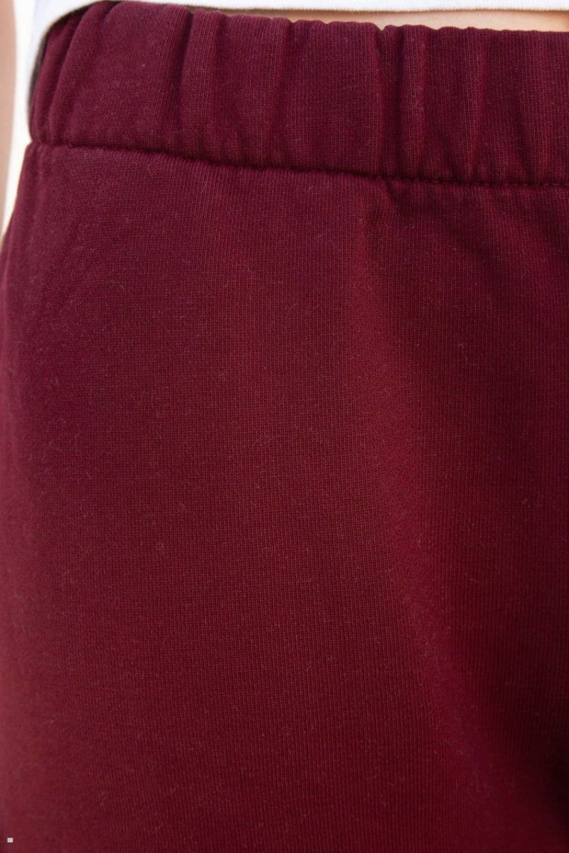 Burgundy Brandy Melville Rosa Sweatpants | USA 91548-GPNW