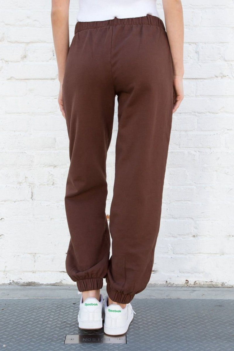 Chocolate Brandy Melville Rosa Sweatpants | USA 81327-ZSAR