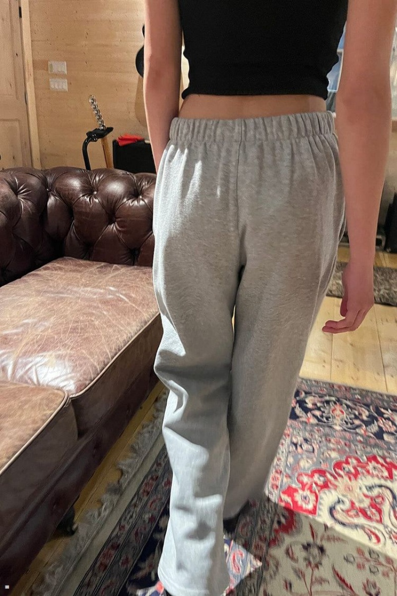 Grey Brandy Melville Anastasia Soft Sweatpants | USA 09725-XPUL