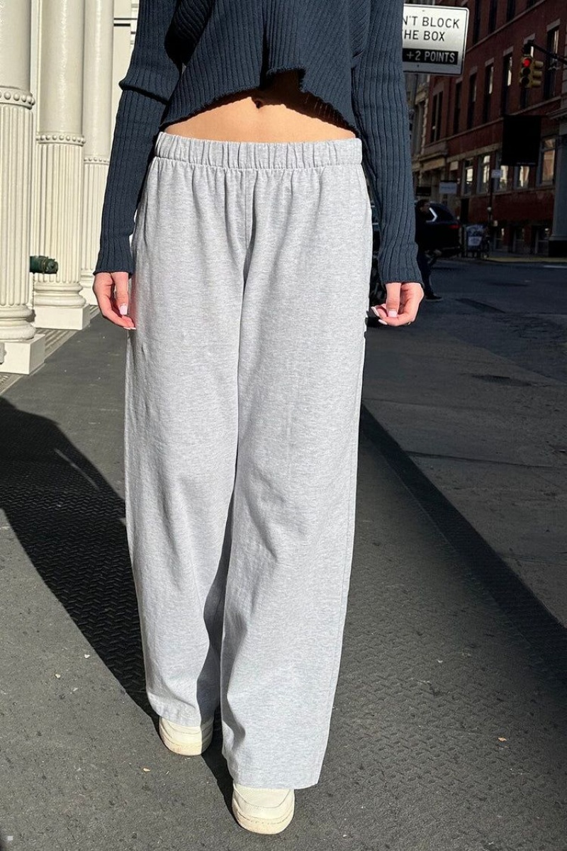 Grey Brandy Melville Anastasia Sweatpants | USA 86740-KIDL