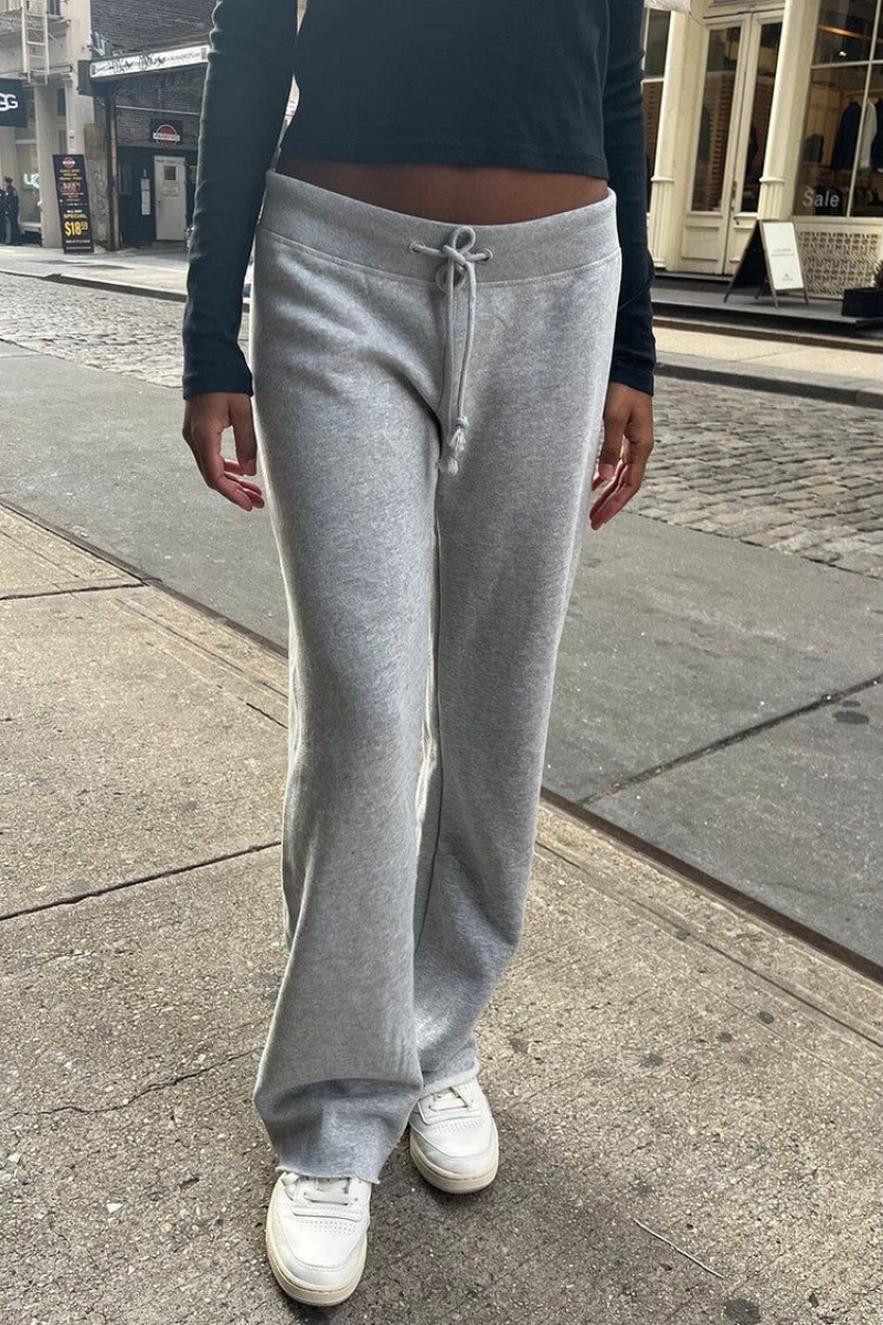 Grey Brandy Melville Rainey Sweatpants | USA 96273-LVKT