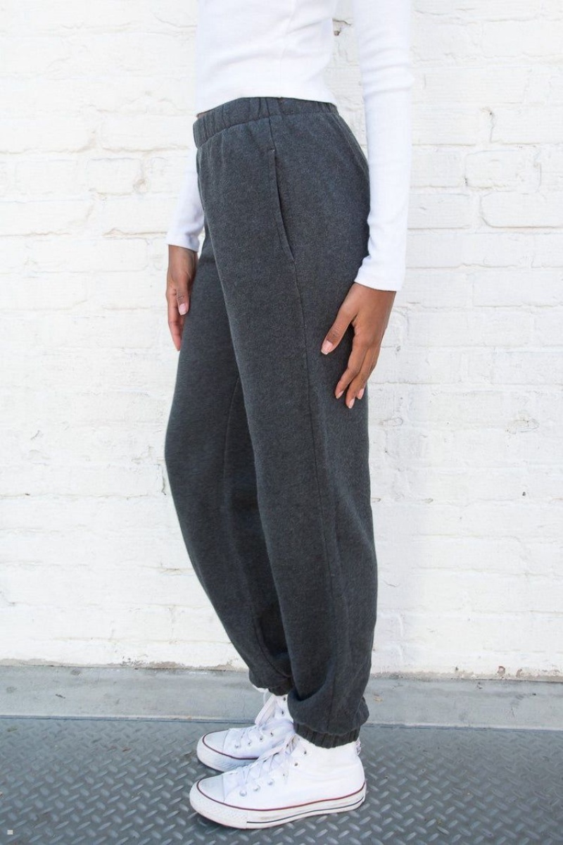 Grey Brandy Melville Rosa Sweatpants | USA 06182-YOQF