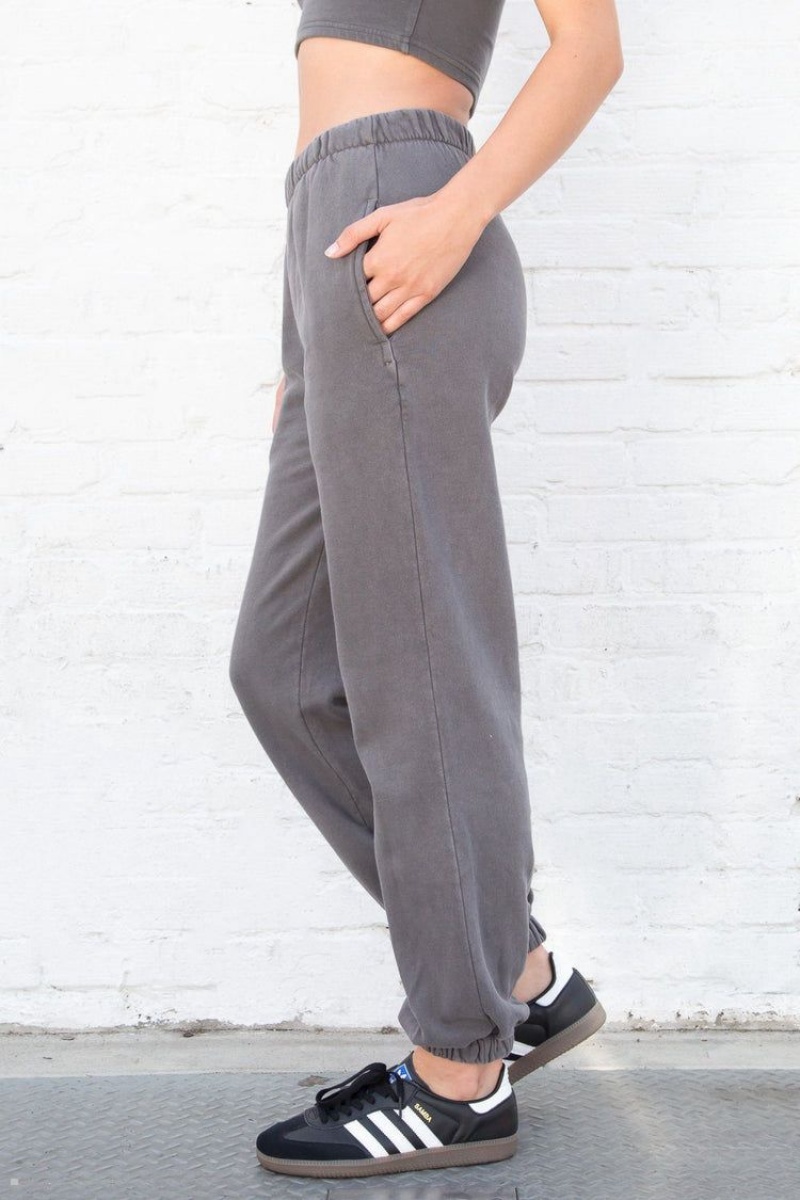 Grey Brandy Melville Rosa Sweatpants | USA 69548-WMJU