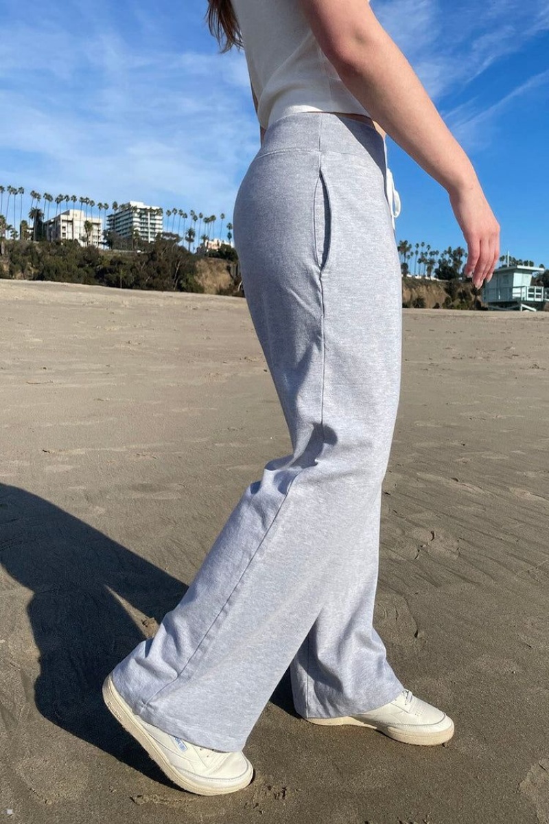 Grey Brandy Melville Sasha Sweatpants | USA 51637-SUWX