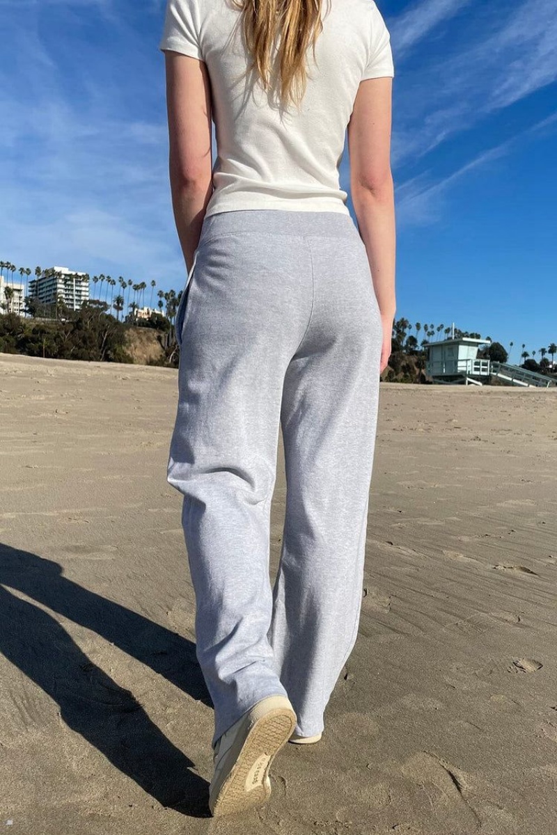 Grey Brandy Melville Sasha Sweatpants | USA 51637-SUWX