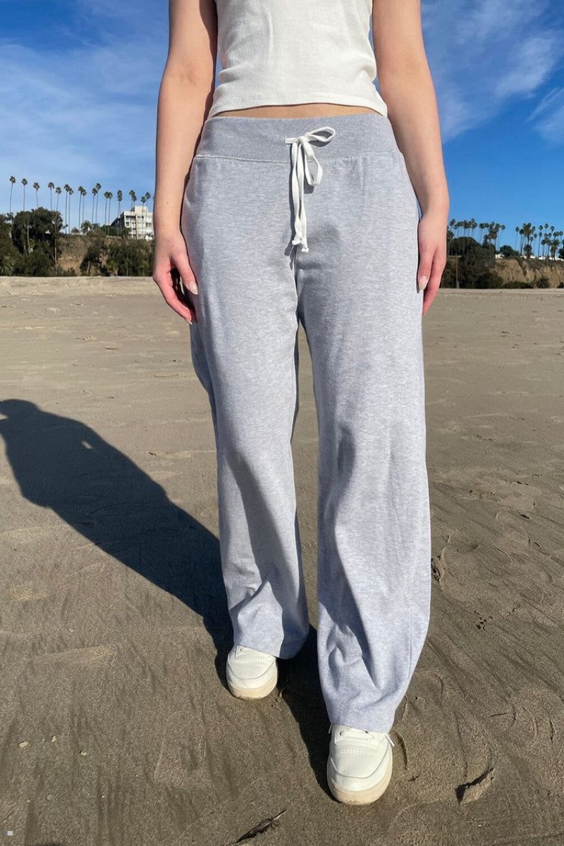 Grey Brandy Melville Sasha Sweatpants | USA 51637-SUWX