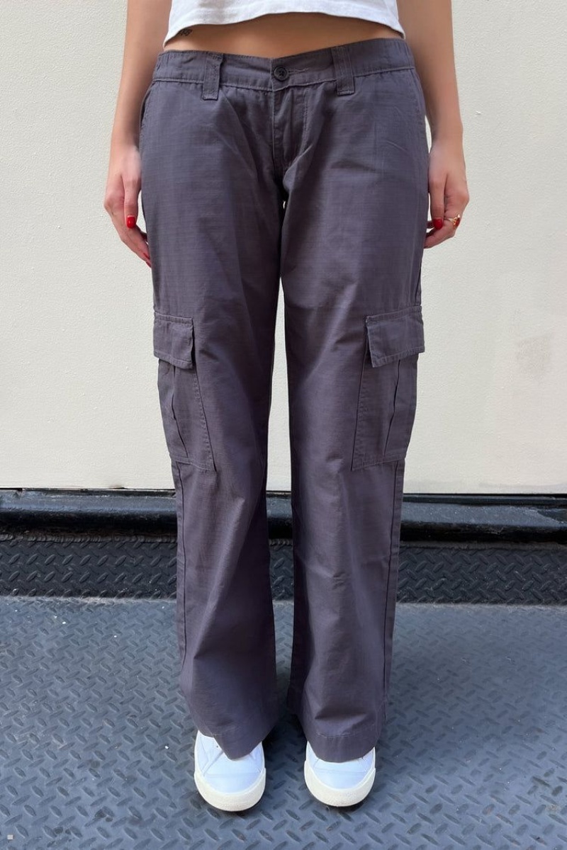 Grey Brandy Melville Tatum Cargo Pants | USA 36078-VOIC