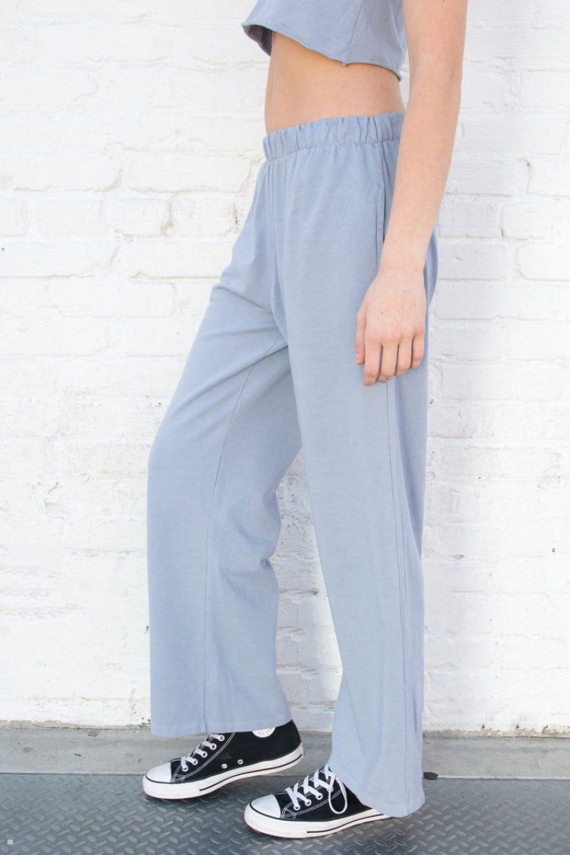 Light Blue Brandy Melville Anastasia Sweatpants | USA 60915-WXDT