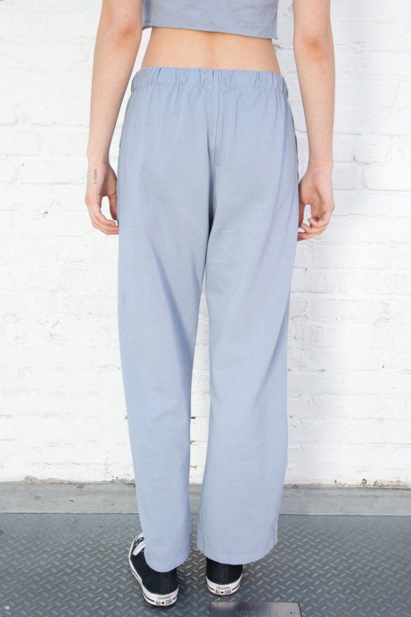 Light Blue Brandy Melville Anastasia Sweatpants | USA 60915-WXDT