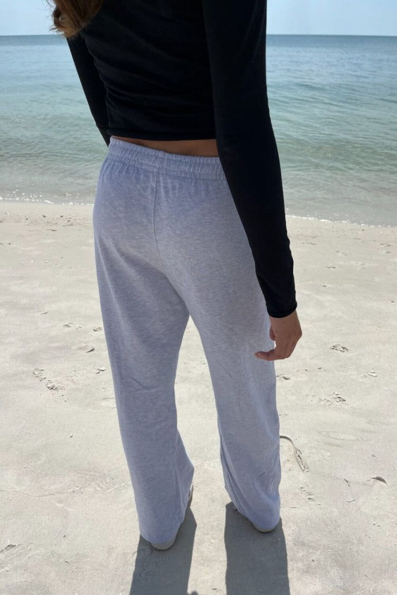 Light Grey Brandy Melville Anastasia Sweatpants | USA 12096-FSOD