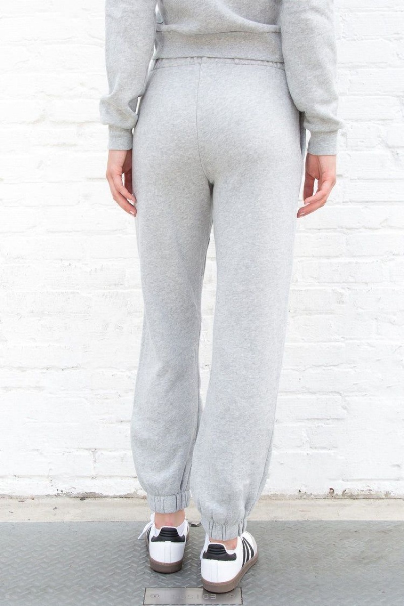 Light Grey Brandy Melville Rosa Sweatpants | USA 72369-TYRH