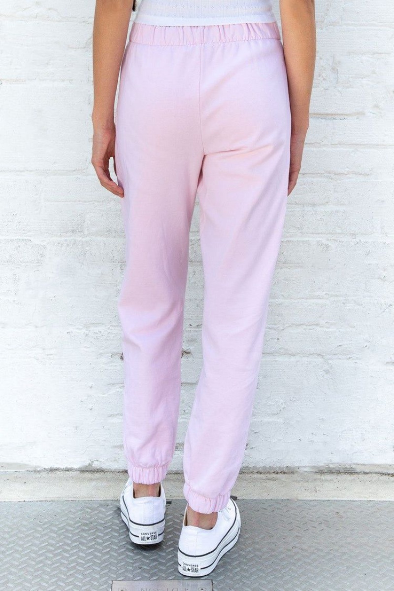 Light Pink Brandy Melville Rosa Sweatpants | USA 79314-ZYFX