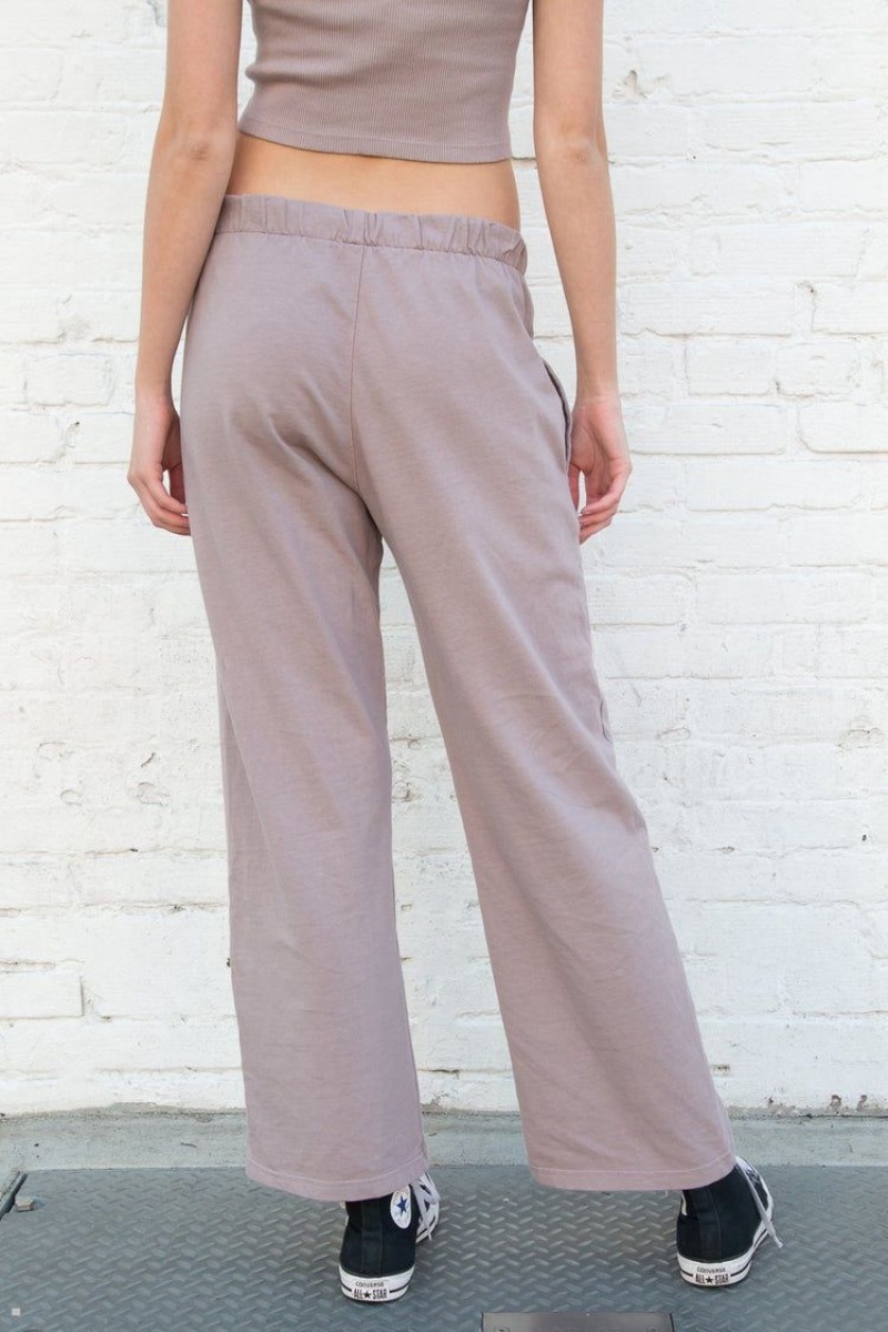 Light Purple Brandy Melville Anastasia Sweatpants | USA 61548-KMTA