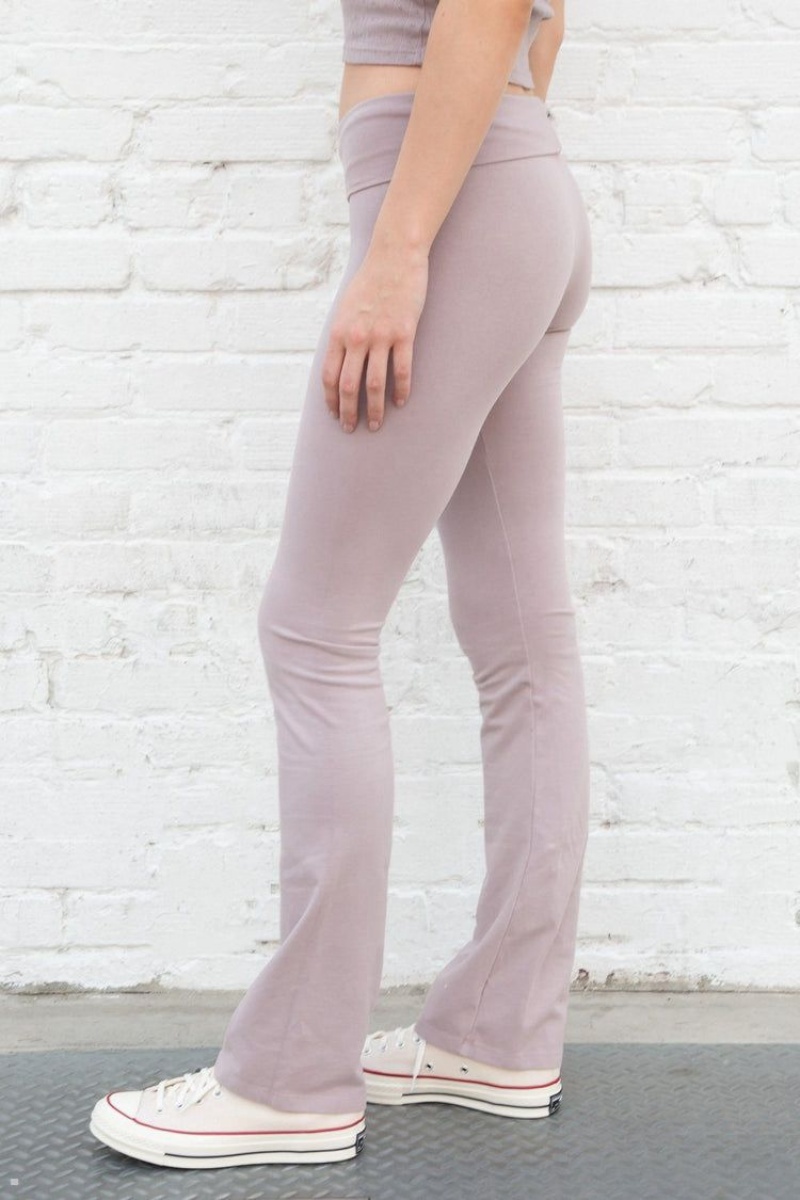 Light Purple Brandy Melville Priscilla Pants | USA 01437-CRMY