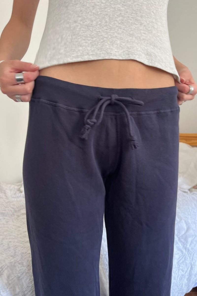 Navy Brandy Melville Rainey Sweatpants | USA 15629-BMWY