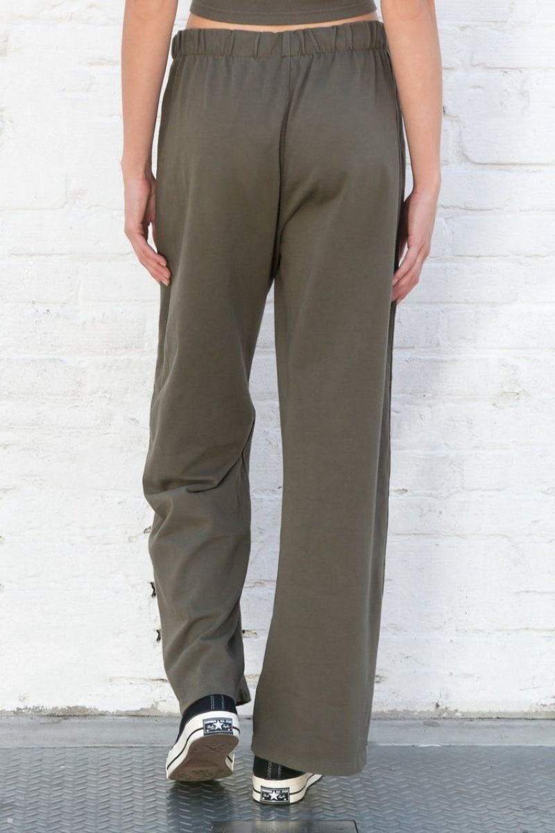 Olive Brandy Melville Anastasia Sweatpants | USA 31802-RYWH