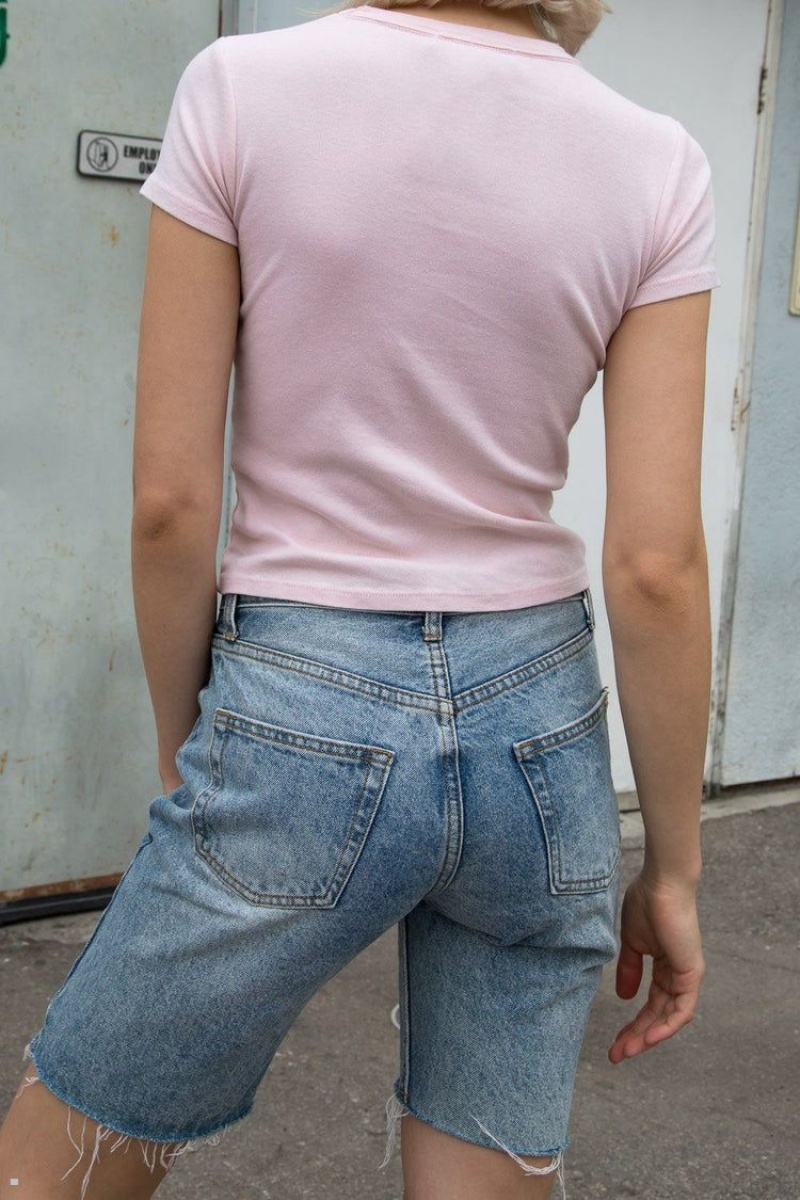 Purple Brandy Melville Hailie Tops | USA 85397-TCVD