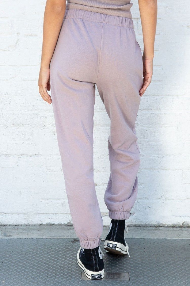 Purple Brandy Melville Rosa Sweatpants | USA 21406-ZOAC